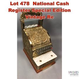 Lot 478 National Cash Register Special Edition Vintage Re