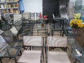 2 Brown Jordan director's chairs - like new