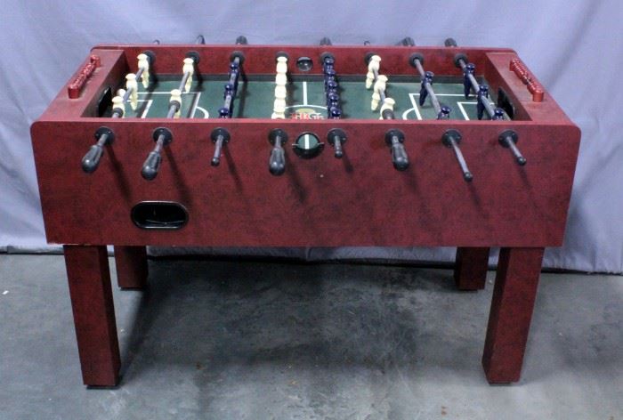 Highland Games Foosball Table Appears Complete, 54"L x 34"H x 27"W