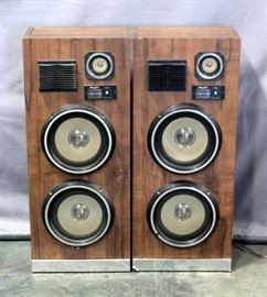 Pilot Speakers, Catalog #3315, Qty 2, 13"W x 31"H x 8.5"D