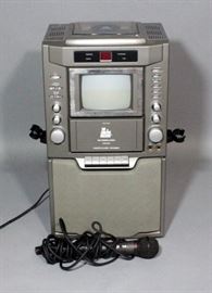The Singing Machine Karaoke Machine, Model STVG-500, With Fender P-51 Mic, Powers Up