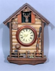 Deer Slayer Theme Battery Operated Wall Clock