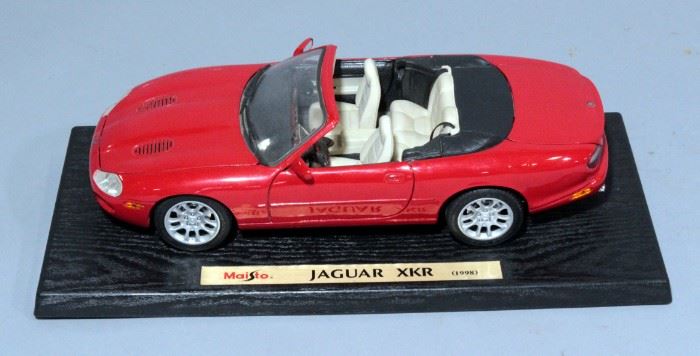 Maisto Model Cars, Qty 4 Includes Jag XK180, Jag Xtype, Jag XKR And Jag XK8
