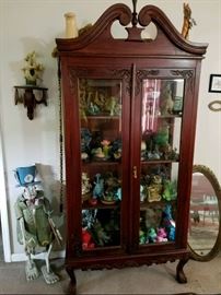 Antique China display cabinet