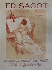 Ed Sagot Lithographic Poster