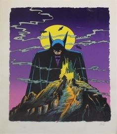 KANE Bob Color Lithograph Batman
