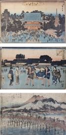 LOT OF Japanese Woodblock Prints