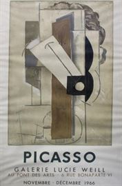 PICASSO Pablo Lithographic Poster