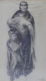 ROSE Iver Charcoal Mother with Children