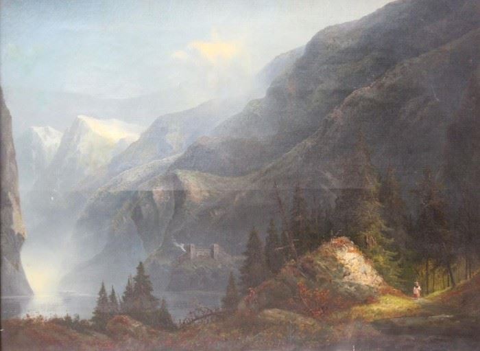 SONNTAG William LouisAttr Oil on Canvas