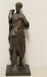 UNSIGNED Bronze Sculpture Of A Classical