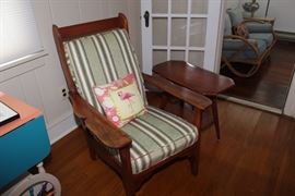 mid century cushion chair