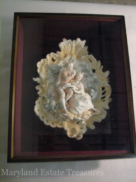Rococo porcelain sculpture