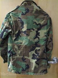 U.S. Army camouflage coat with the aliner in size 36L