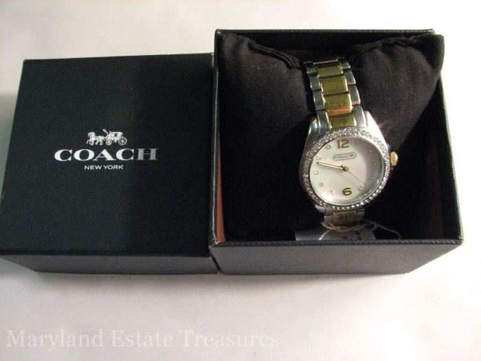 Coach Wristwatch in original package with tag