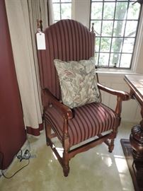 There are 2 of these arm-chairs - vintage frames
