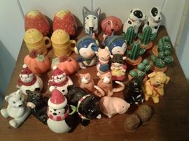 Salt and pepper shakers