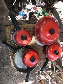 10 piece mid century club cooking ware