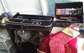 King trombone, trumpet