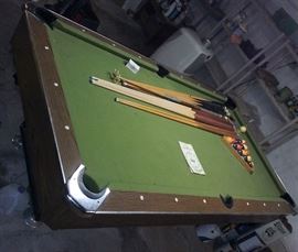 6' pool table Sears