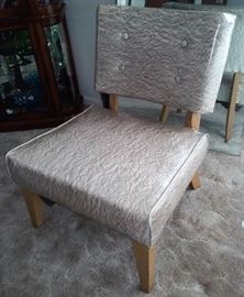 mid century modern vinyl chair