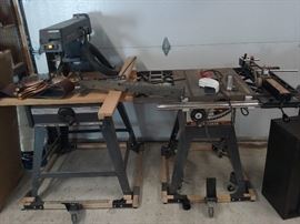 Craftsman 10" table saw, radial arm saw