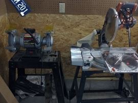 bench grinder, Rigid 12" miter saw