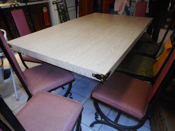 Vintage Dining Table with Leaf