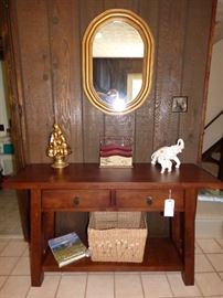 Craftsman Style console table