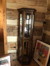 Curio Cabinet with light