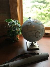 Globe and Desk