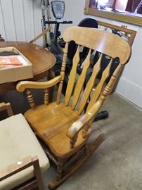 Large wood rocker