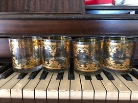 MID CENTURY COCKTAIL GLASSES