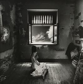 Jan Saudek
Czech, b. 1935
Size: 10.5 x 10.5 in.
Frame: 20.75 x 16.75 in.
Gelatin silver print on paper
Signed (lower right)