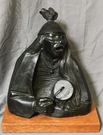 War Song, 1987
Allan Houser
American 1914-1994
Size: 12 x 10 x 5.5 in.
Bronze on wood base
Signed and dated on reverse
Edition: 8/20