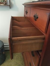 Mengel round drawer
