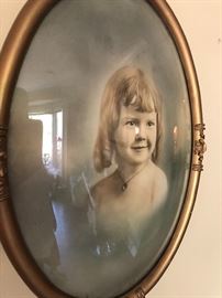 Bubble picture of a young boy