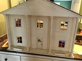 front of doll house