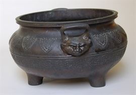 Chinese bronze bowl