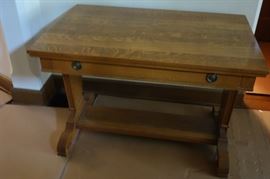 Quartersawn oak table