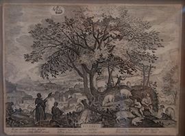 Aegidius Sadeler, the younger (1570-1629), etching, “November”