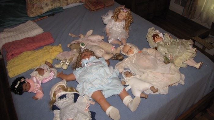Vintage Doll collection. 