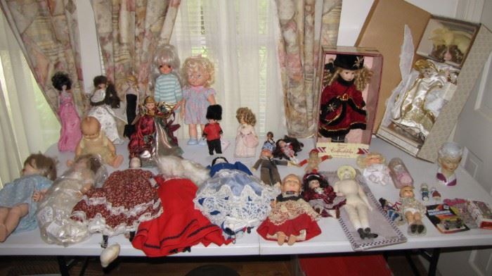 Madam Alexander , Barbie porcelain, and more. 