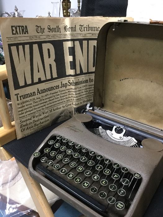 World War II typewriter 