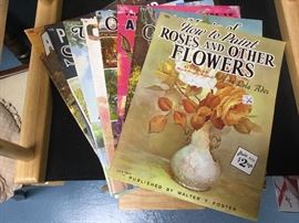 Vintage art instruction books...Walter Foster