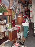 Basement packed with extensive collection of sporting equipment, Christmas decorations, storage items, outdoor items