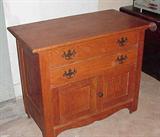 Oak wash stand