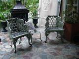 Wonderful wrought iron garden chairs
