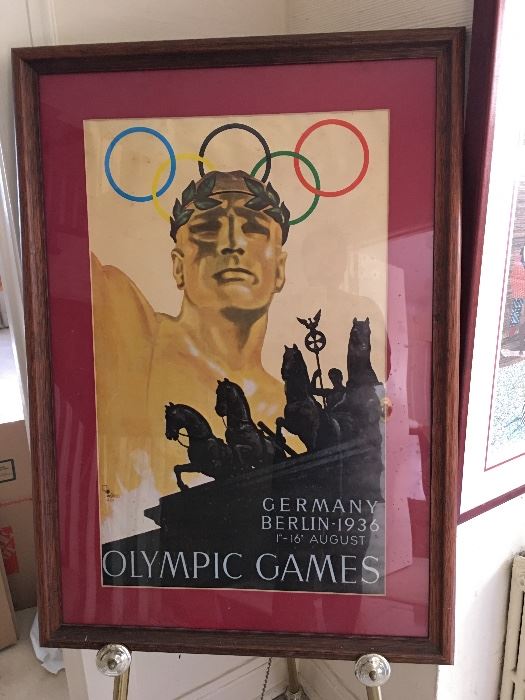 Litho Olympic Games Berlin Germany 1936 