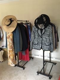 Designer & Vintage Hats & Clothing.